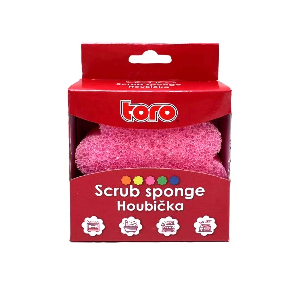 HOUBIČKA SCRUBBY 1 KS, 10XX10X4CM 5ASS