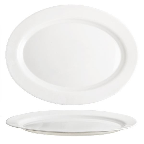 Servírovací talíř ELBA 36cm opálové sklo
