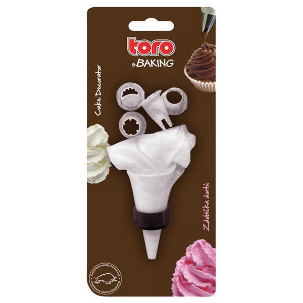 Látková zdobička dortů TORO 4 nástavce