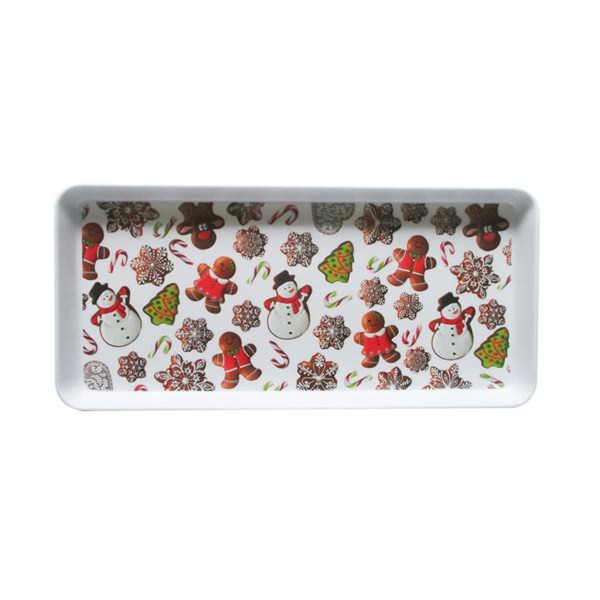 Servírovací tác TORO 35x16,5cm perníčky