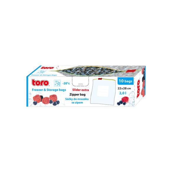Potravinový sáček na zamražení TORO 10ks 2000ml