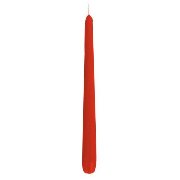 Kónická svíčka 24,5cm PROVENCE světle červená