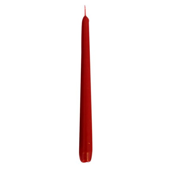 Kónická svíčka 24,5cm PROVENCE tmavě červená