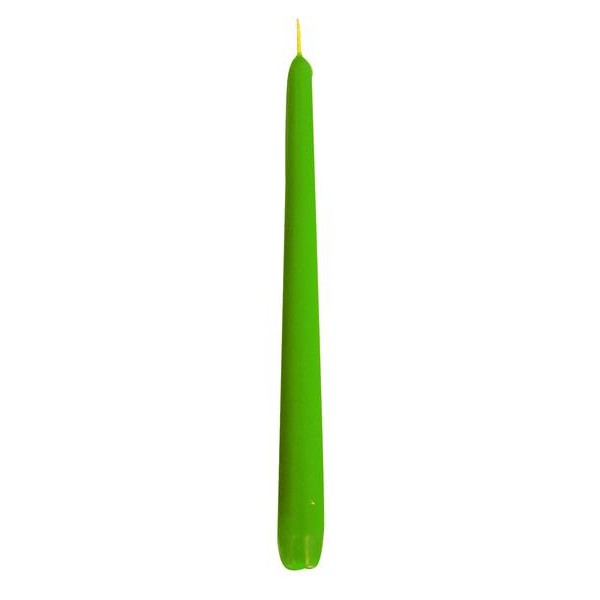 Kónická svíčka 24,5cm PROVENCE světle zelená