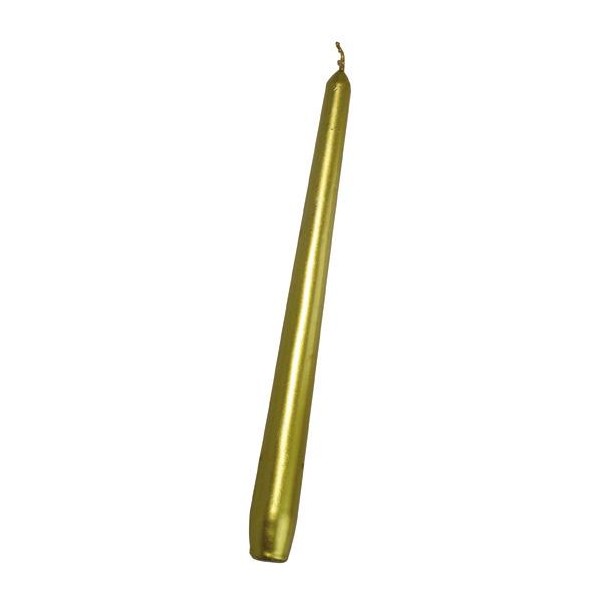 Kónická svíčka 24,5cm PROVENCE zlatá