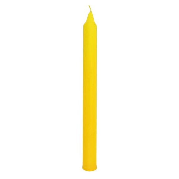 Svíčka 24cm PROVENCE Bistro žlutá