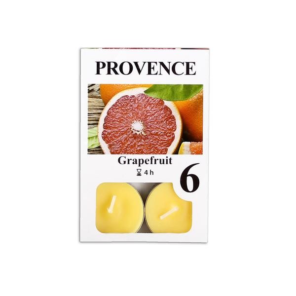 Čajová svíčka PROVENCE 6ks grapefruit