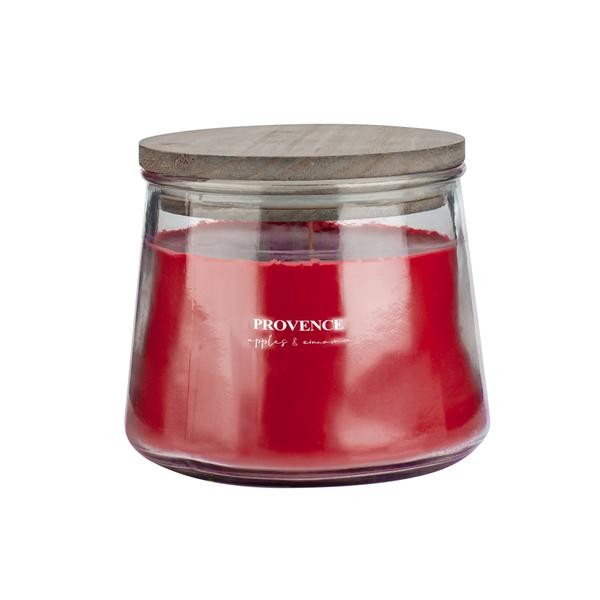 SVÍČKA WOODEN WICK 250 G, JABLKO+SKOŘICE