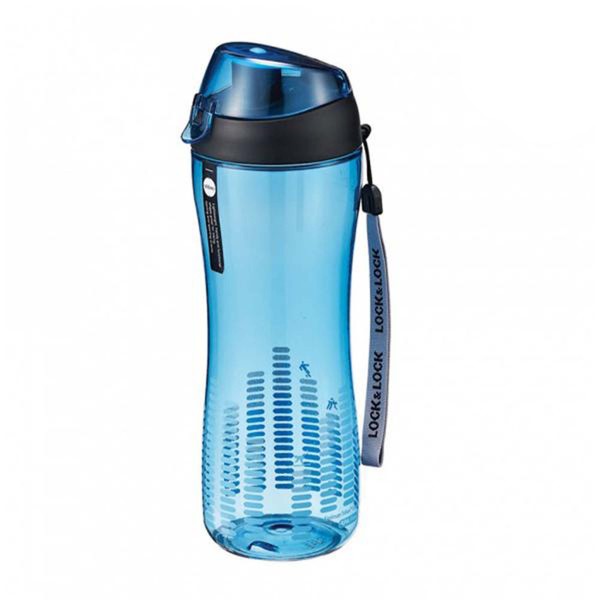 Láhev na pití s pítkem LOCK 550ml modrá