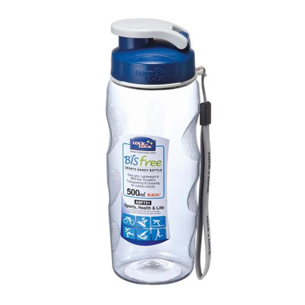 Lahev na pití LOCK Bisfree 500ml modrá