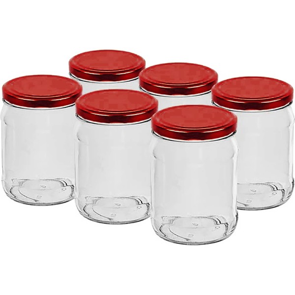Zavařovací sklenice s víčkem 500ml TWIST 6ks