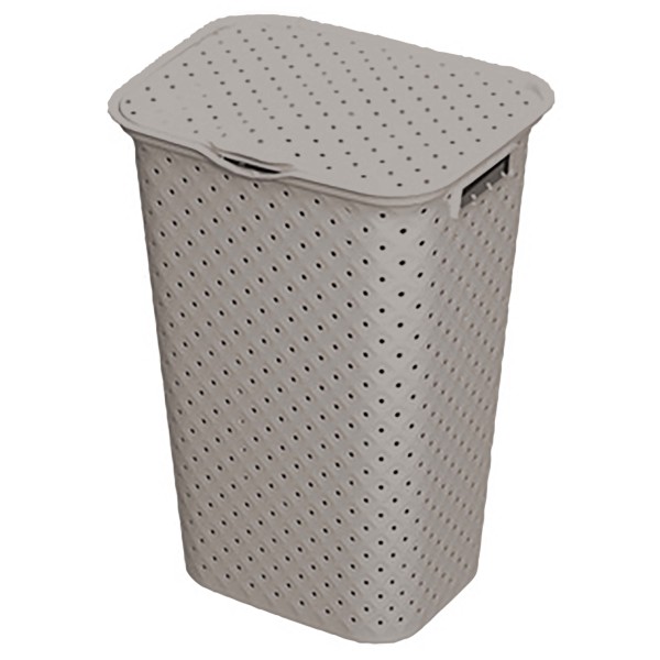 Plastový koš na špinavé prádlo HEIDRUN Diamond 50l
