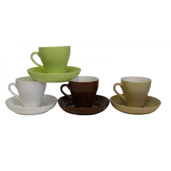 Šálek, objem 180 ml, průměr 8,2 cm s podšálkem, průměr  14,2cm