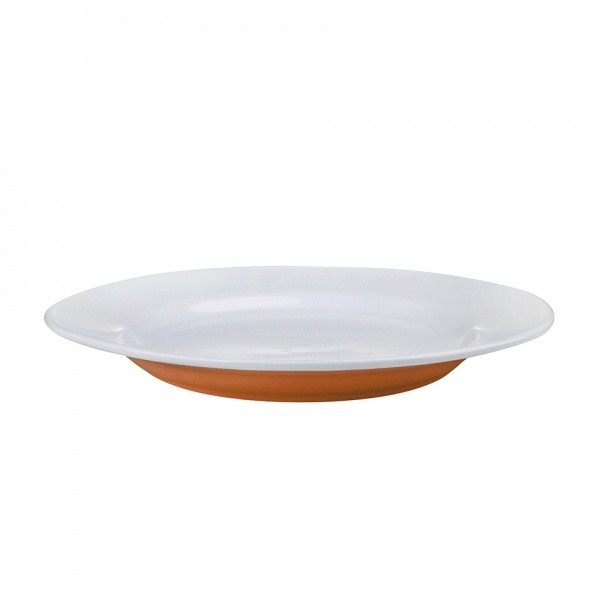 Talíř jídelní, porcelán, oranžový mat, 27,5 cm
