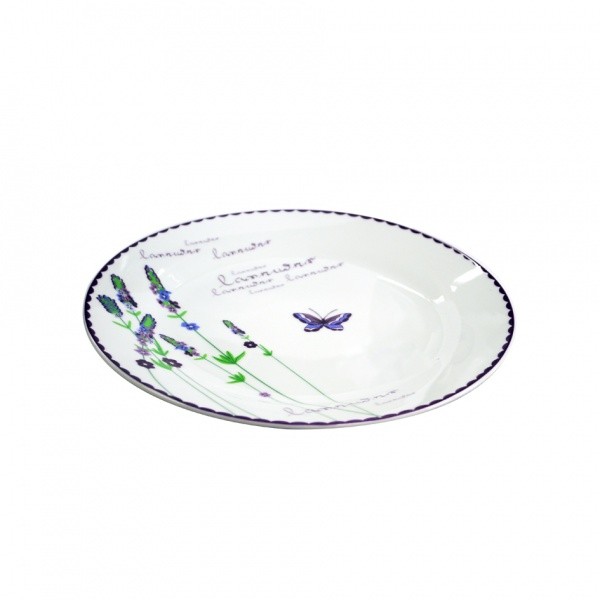 Keramický dezertní talíř TORO 19cm levandule