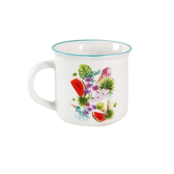 HRNEK "LETNÍ MIX" 350ML 9,4X7,2X8,7CM BÍLÁ