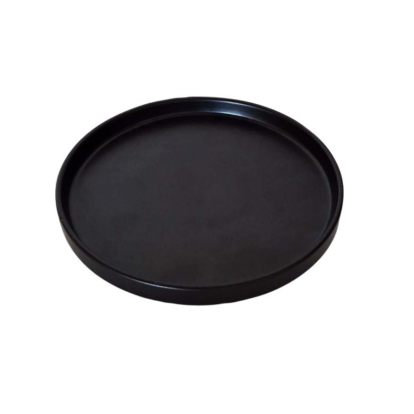 Keramický dezertní talíř KITCHISIMO 20cm černý mat