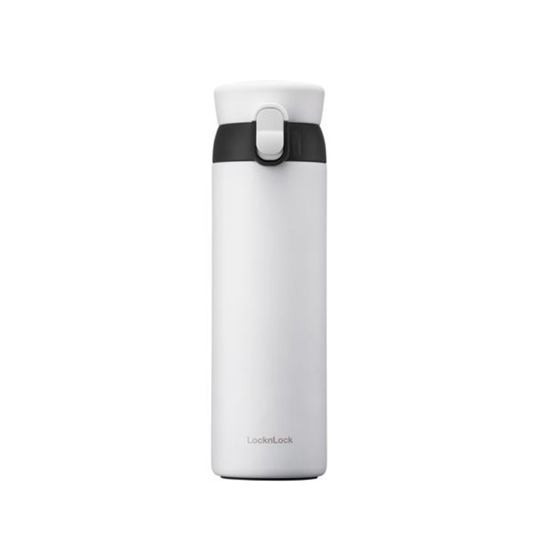 Nerezová termoska LOCK Wanna be 450ml bílá