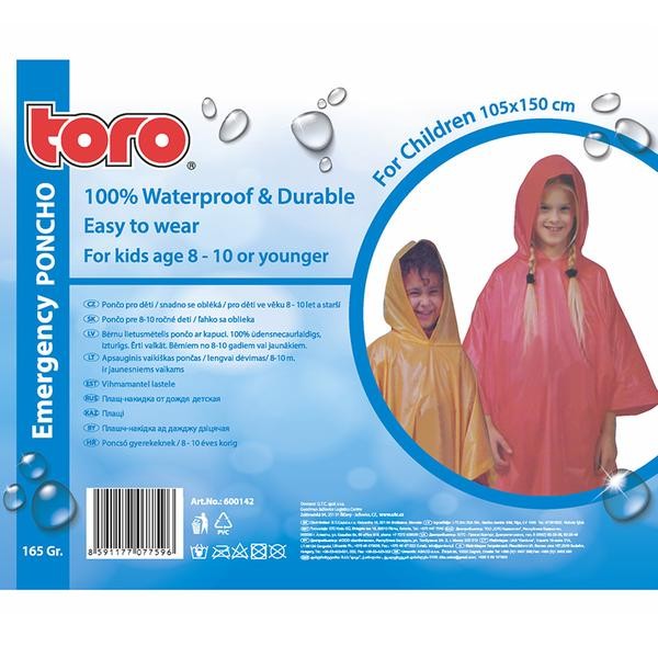 Poncho pláštěnka pro deti TORO  8-10 let