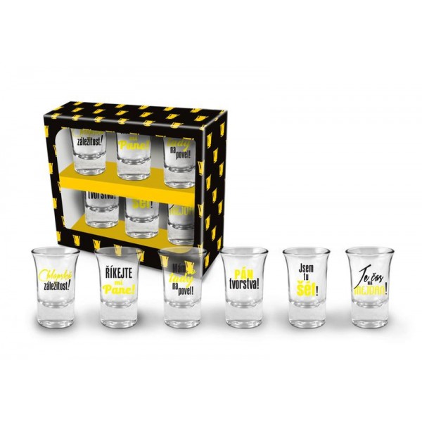 Dárková sada panáků 6x35ml, 