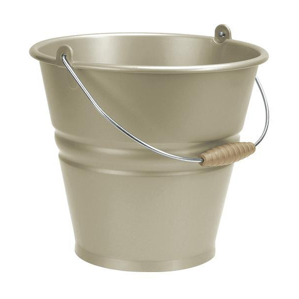 Plastový kbelík TONTARELLI Nostalgia 10l zlatý