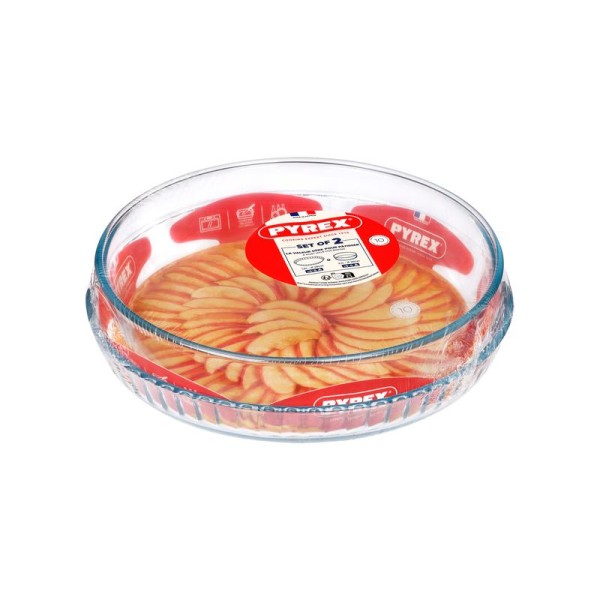 SADA FOREM NA KOLÁČ PYREX 2KS, ?26CM, 28CM
