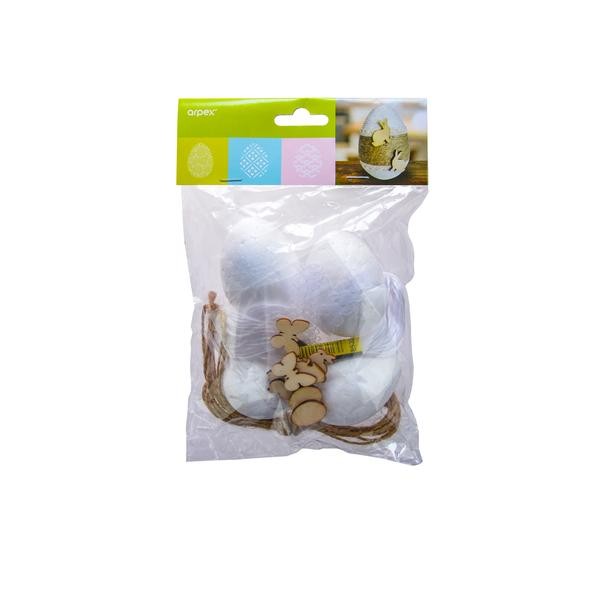 Dekorační kreativní sada rustikální vejce