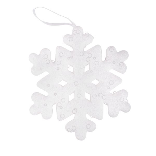 LESKLÁ SNĚHOVÁ VLOČKA 15 CM