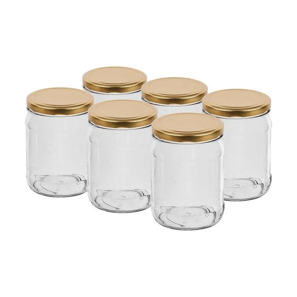 Zavařovací sklenice s víčkem 500ml TWIST 6ks