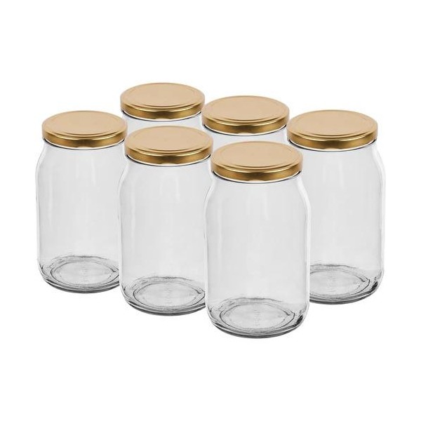 SADA SKLENIC TWIST NA ZAVAŘ.900ML S VÍČKEM 82,6KS