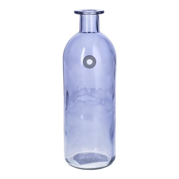 Skleněná váza láhev WALLFLOWER 20,5cm levandule