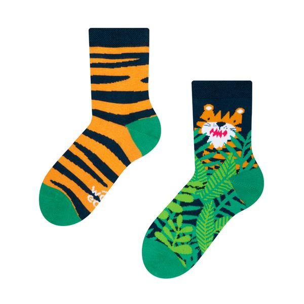 Dětské veselé ponožky DEDOLES tygr 23-26