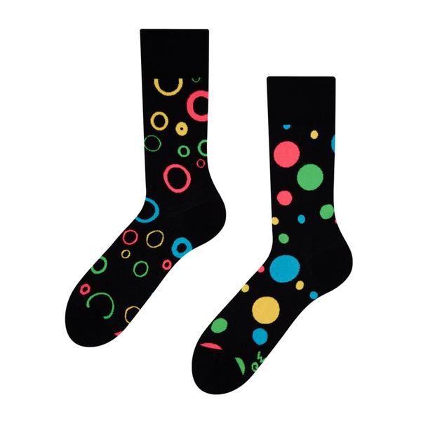 Veselé ponožky DEDOLES neonové tečky 35-38