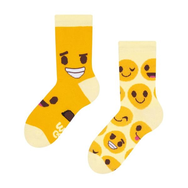 Dětské veselé ponožky DEDOLES smajlíky 23-26