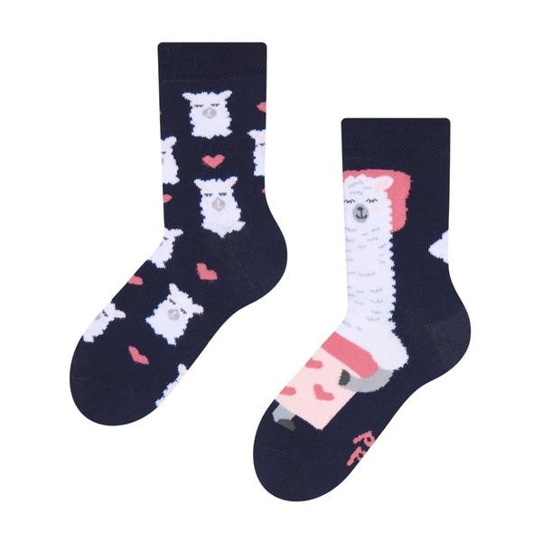 Dětské veselé ponožky DEDOLES spící lama 23-26