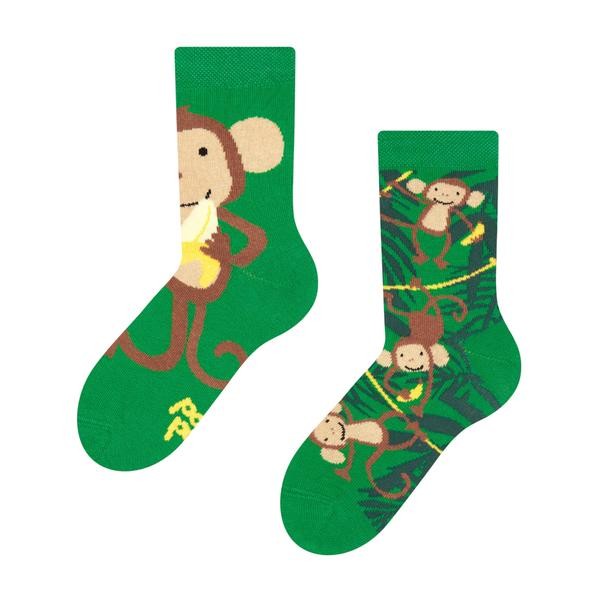 Dětské veselé ponožky DEDOLES opice 23-26