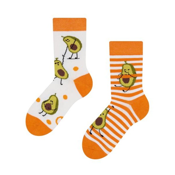 Dětské veselé ponožky DEDOLES vtipné avokádo 23-26