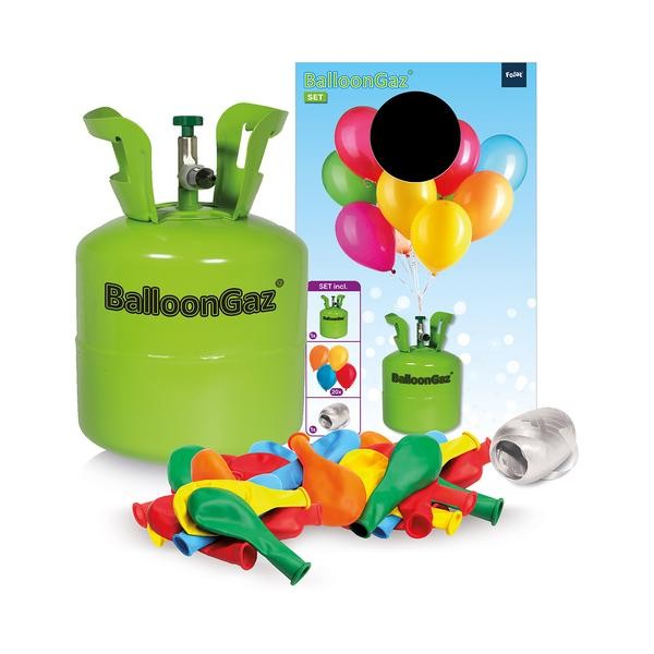 Helium do balónků FOLAT + 20 balónků a stuha