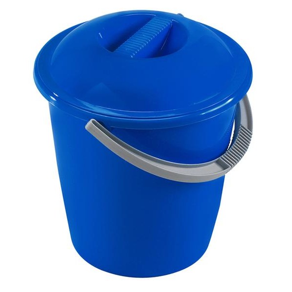 Plastový kbelík s víkem HEIDRUN 13 l