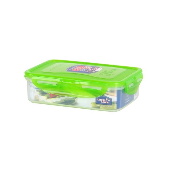DÓZA NA POTRAVINY 550ML/18,1X12,8X5,2CM, SVĚTLE ZELENÁ