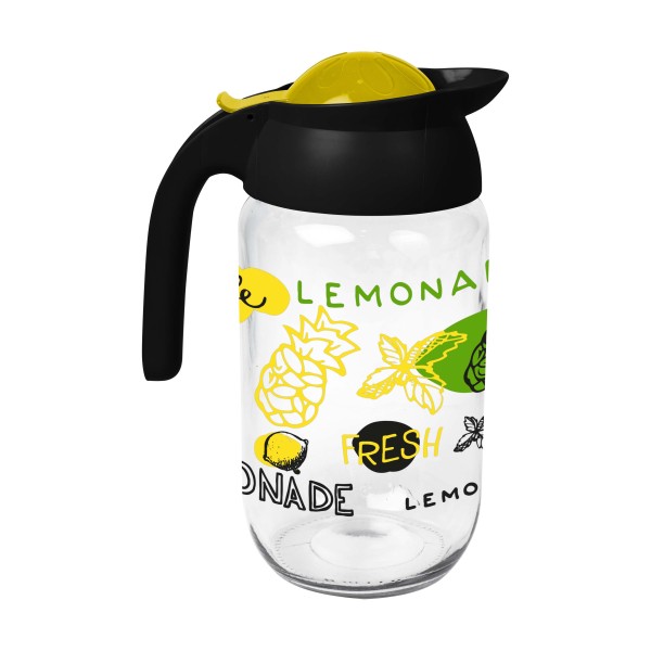 DŽBÁN DEKOR CITRÓN 1,5 L, SKLO/PLAST