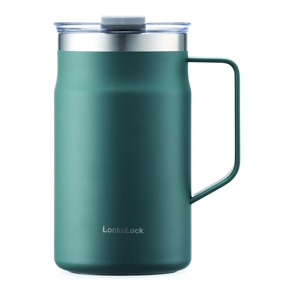 Termohrnek s uchem LOCK Metro 600ml zelený