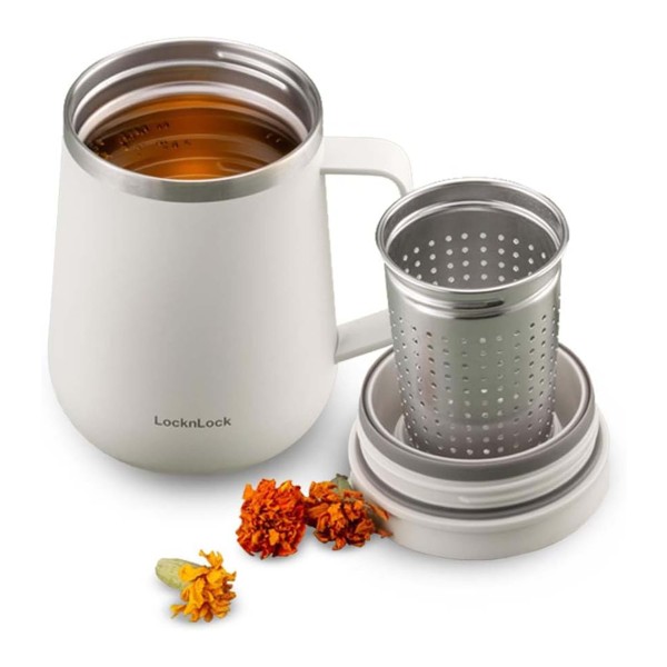 Termohrnek s uchem LOCK Metro 400ml slonová kost