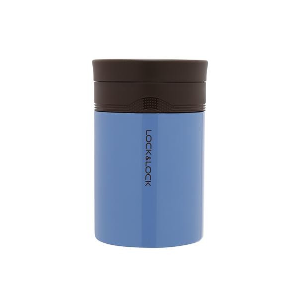 Nerezová termoska na jídlo a pití LOCK Wave 500ml modrá
