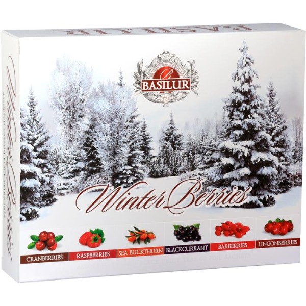 OVOCNÉ ČAJE BASILUR WINTER BERRIES ASS PŘEBAL 60 S