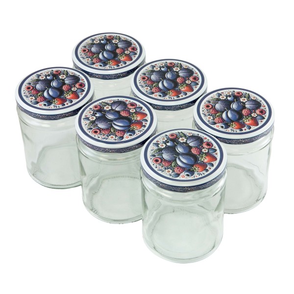 SADA SKLENIC 6KS TWIST NA ZAVAŘ.540ML VÍČKO 82MM