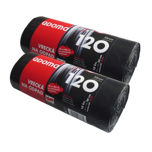 SADA 2 KS PYTLŮ NA ODPAD S UCHY, 10KS, 120L