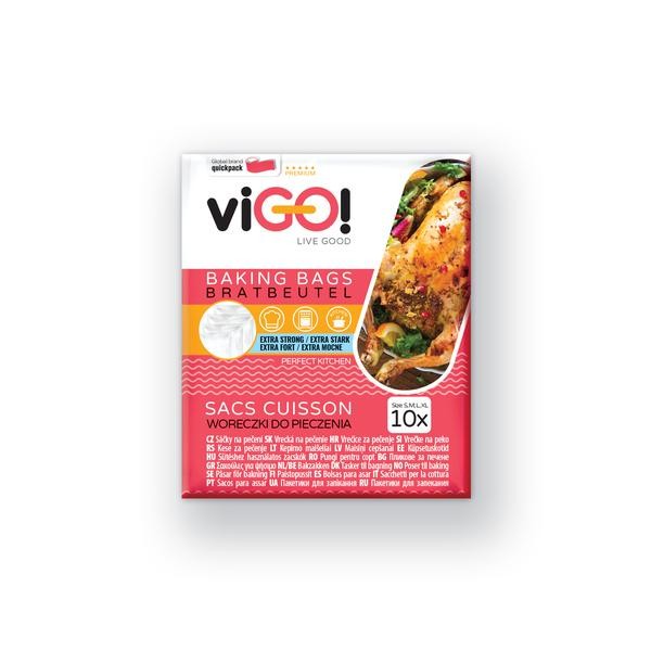 SÁČKY NA PEČENÍ ViGO! 10KS, MIX VEL.: S, M, L, XL