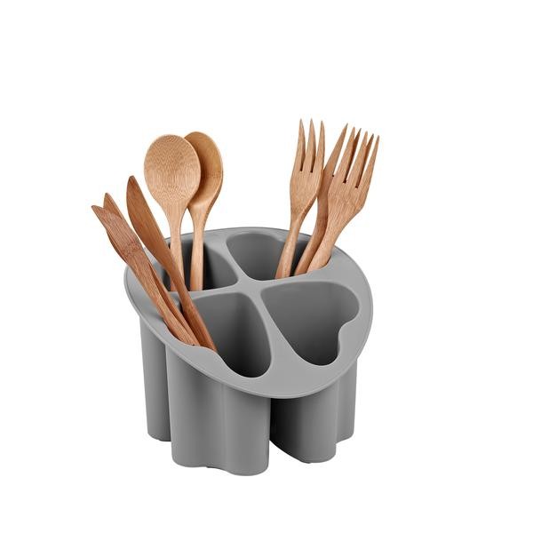 Plastový odkapávač na příbory QLUX Clover