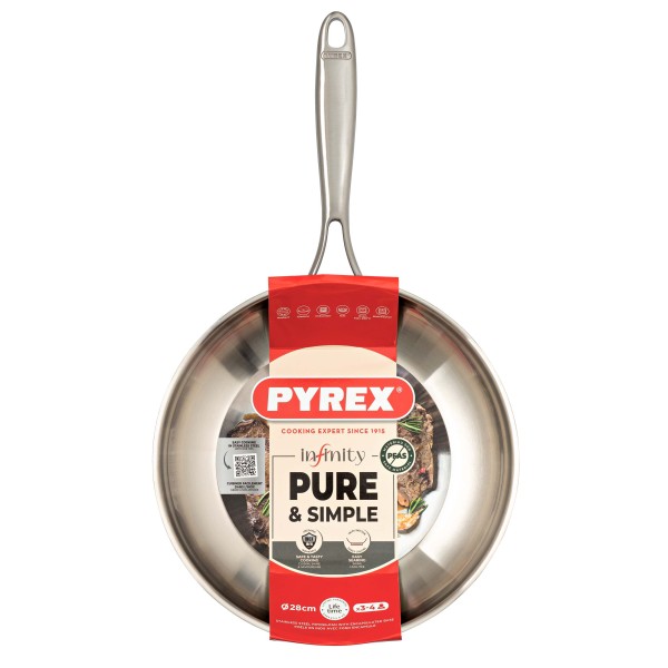 Nerezová pánev PYREX Infinity 28cm